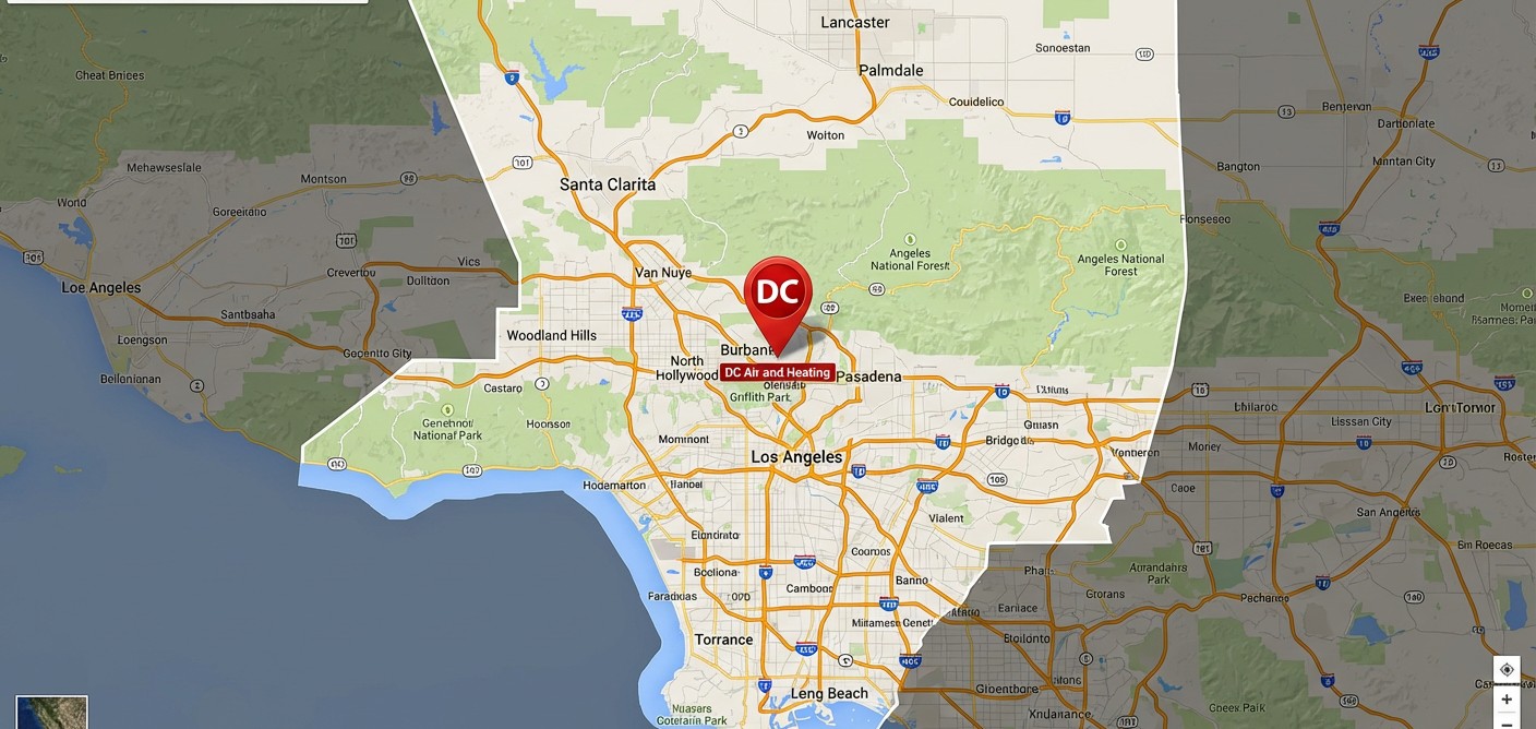 Los Angeles County service area