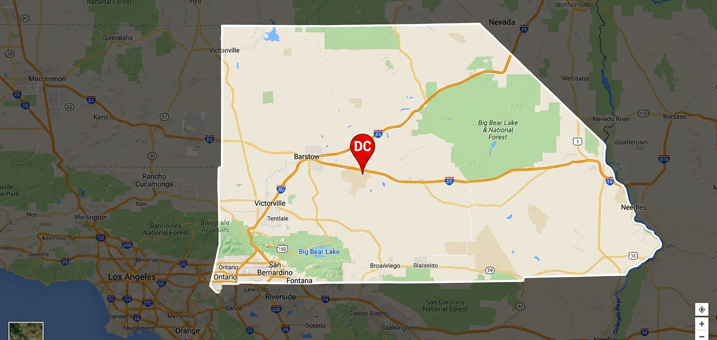 San Bernardino County service area