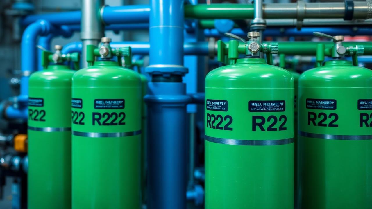 R22 refrigerant tanks